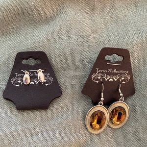 Earrings, brand new never used.